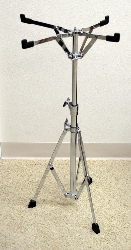NEW 32 NOTE BELL/PRACTICE PAD STAND WITH TRIPOD BASE, ADJUSTABLE HEIGHT