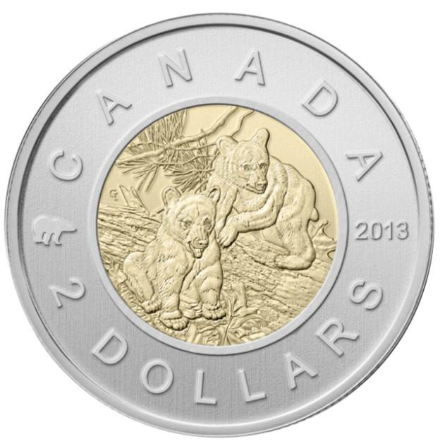 2013 $2 SPECIMEN SET THE BLACK BEAR SPECIAL EDITION