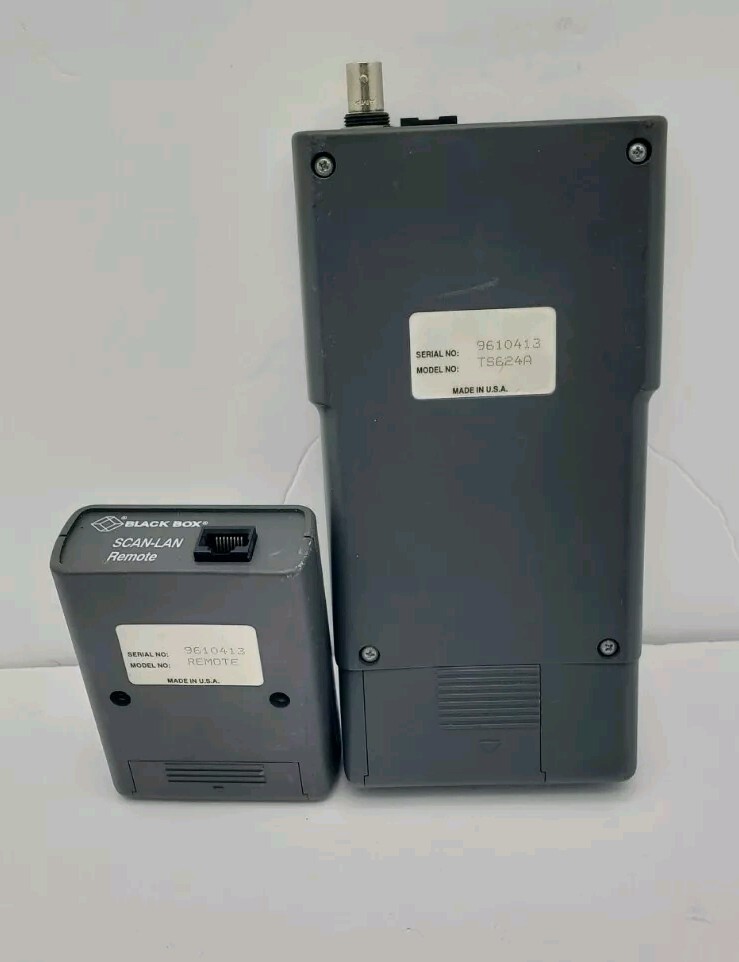 BLACK BOX SCAN-LAN 80 Cable Scanner And Remote Box