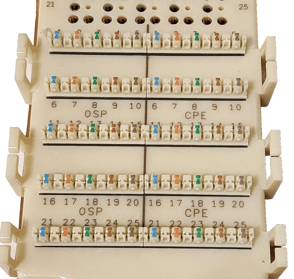 Lucent Technologies AVAYA 110ANA1 25 Pair Protector Block 110 Termination