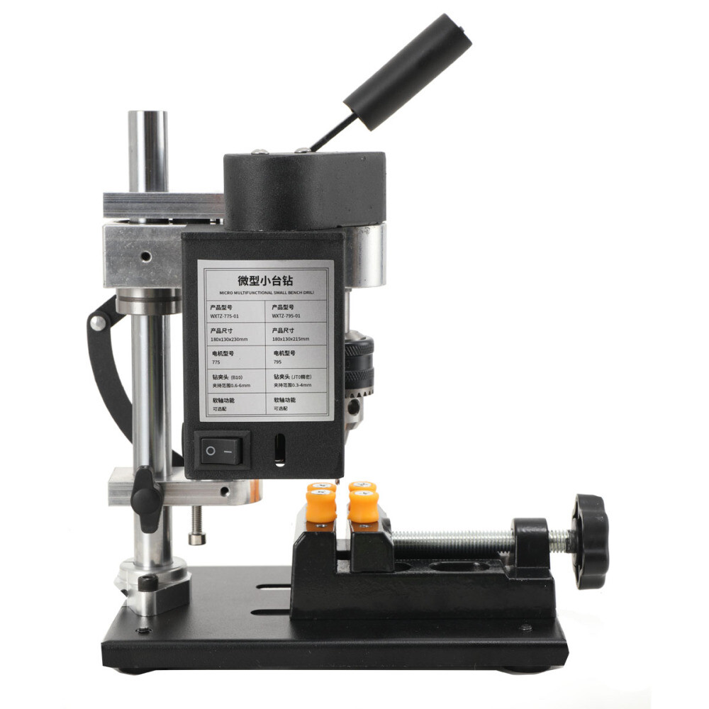 Mini Bench Drill Press Machine Desktop Power Tool Adjustable Drilling Machine US