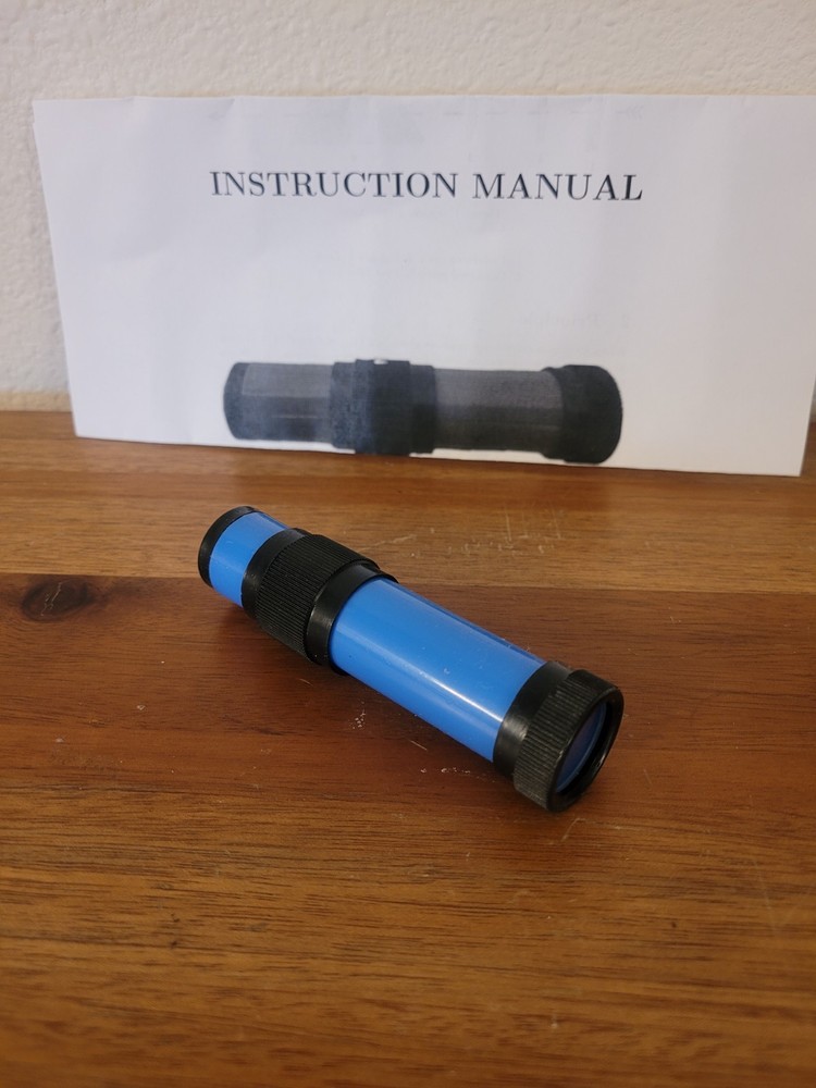 Pocket Handheld Diffraction Spectroscope for Quick Identification in English