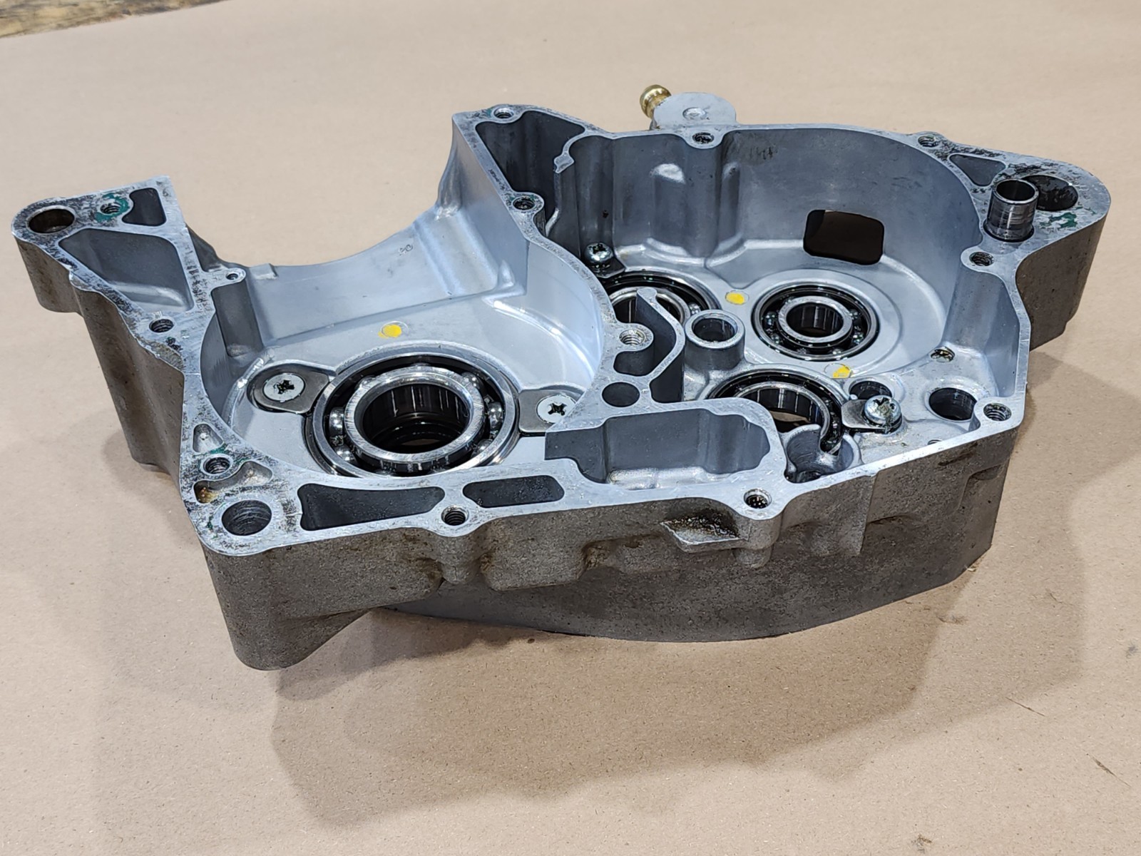 2015 Suzuki RMZ250 RMZ 250 OEM Left & Right Engine Crankcase Case Bottom End