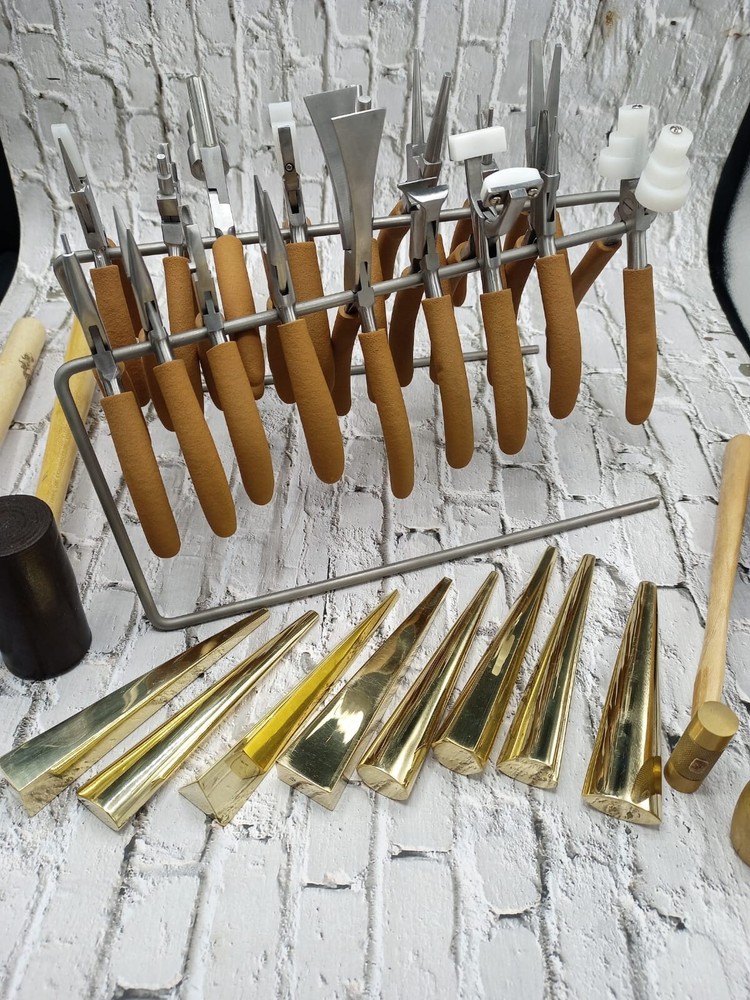 Wire wrapping Tools Set - Pliers - Mandrels- Hammers/Mallets