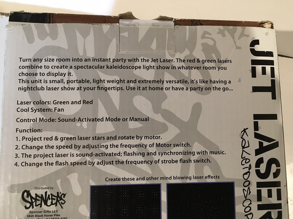 Jet laser Light Show