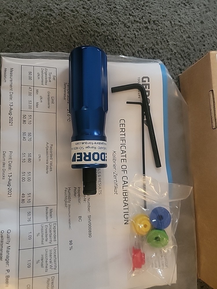 GEDORE STD Fh Blue Torque Screwdriver