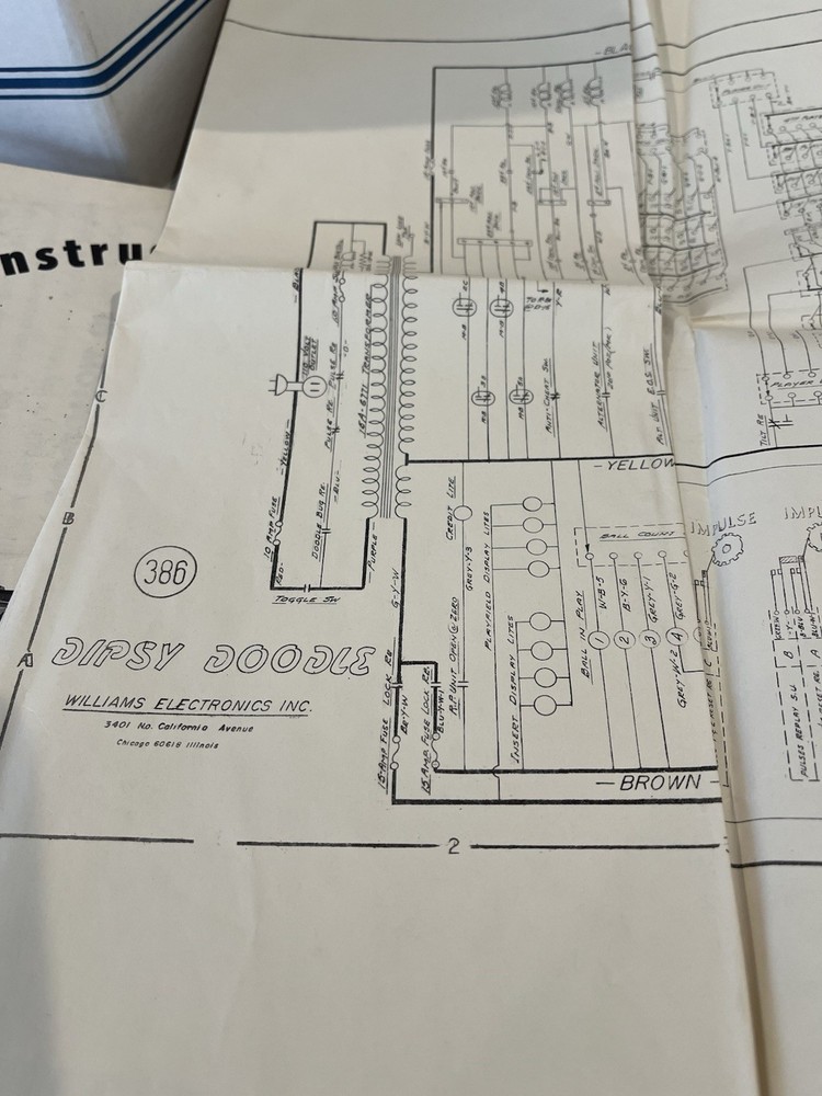 Dipsy Doodle Pinball Manual & Schematic