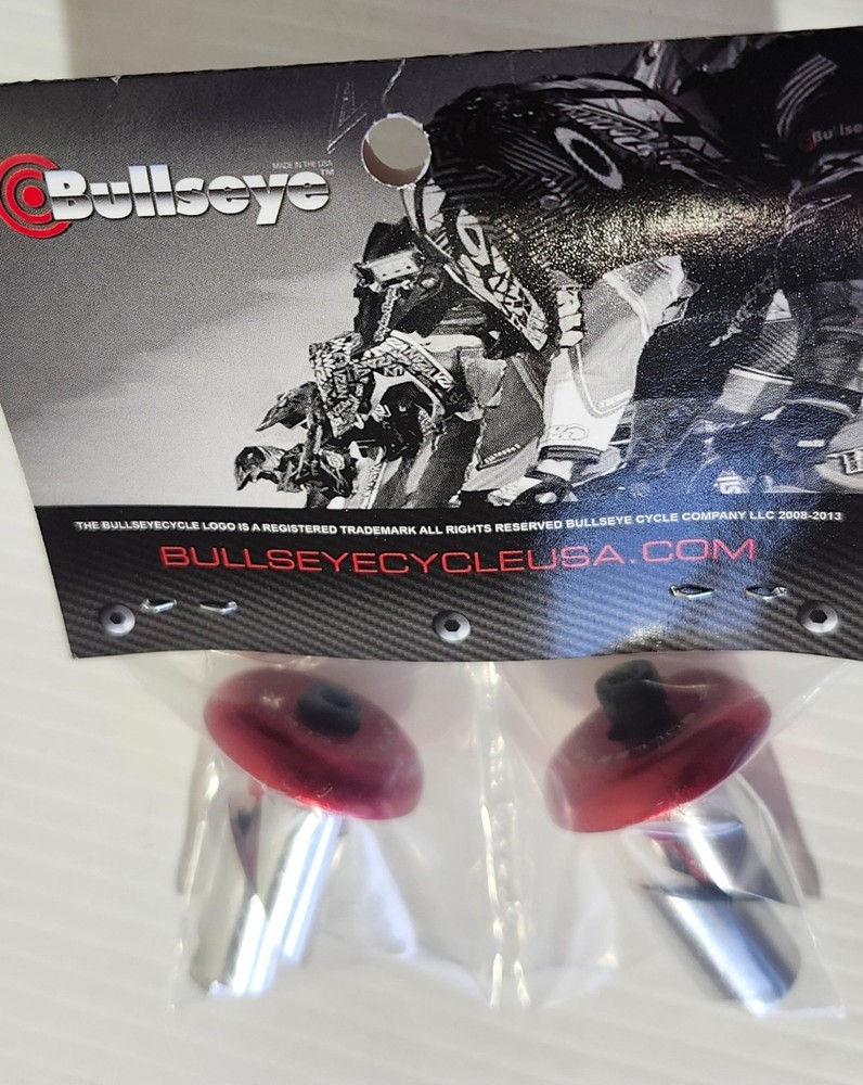🎯 Bullseye ODI Handlebar Ends - Red Anodized