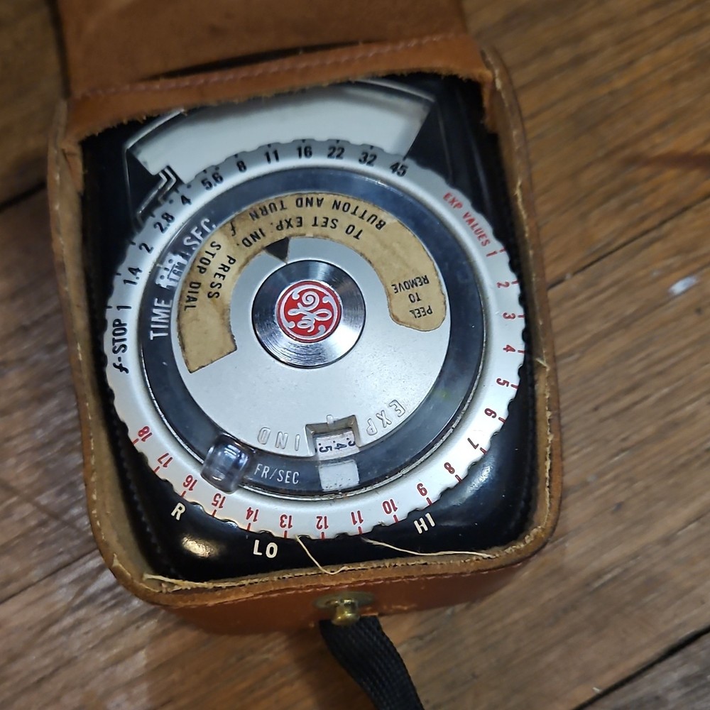 GE PR-2 Analog Exposure Meter Light Meter for Camera, Analog Display