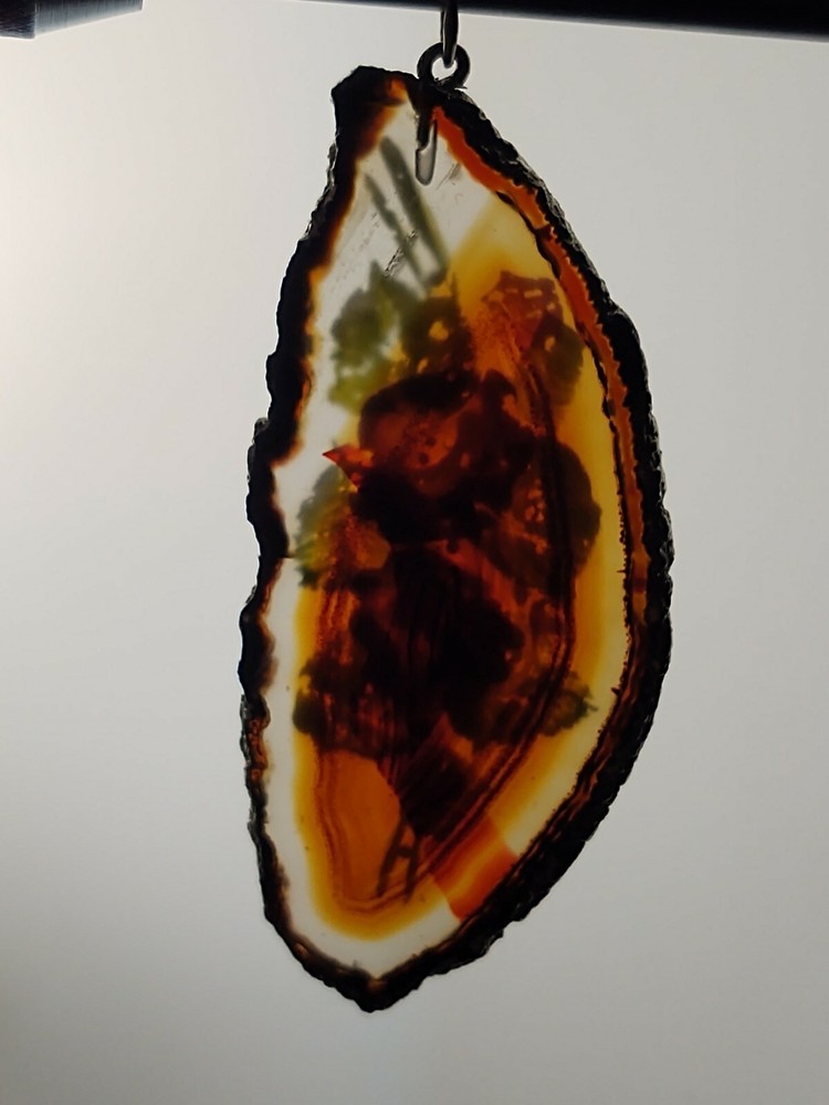 Hand Painted Geode Sliver (JY16)