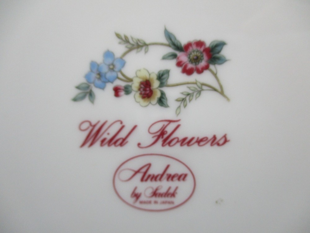 SADEK WILD FLOWERS CHIP & DIP SET - 11" 0909F