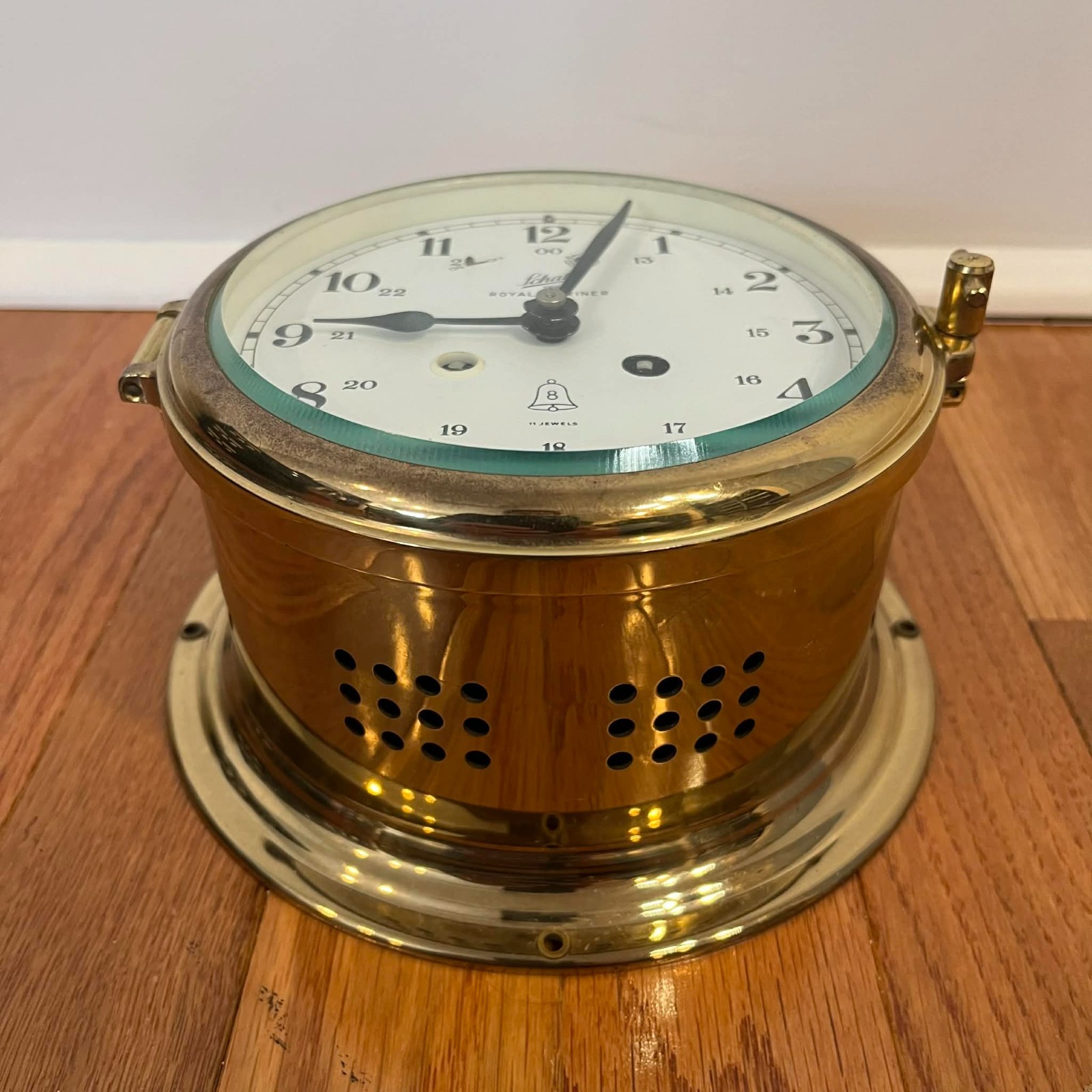 Vintage Schatz Royal Mariner 8 Day Ship's Bells Clock