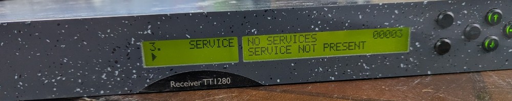 Tandberg TT1280 Broadcast IRD Receiver Decoder – Powers On – FREE SHIPPING