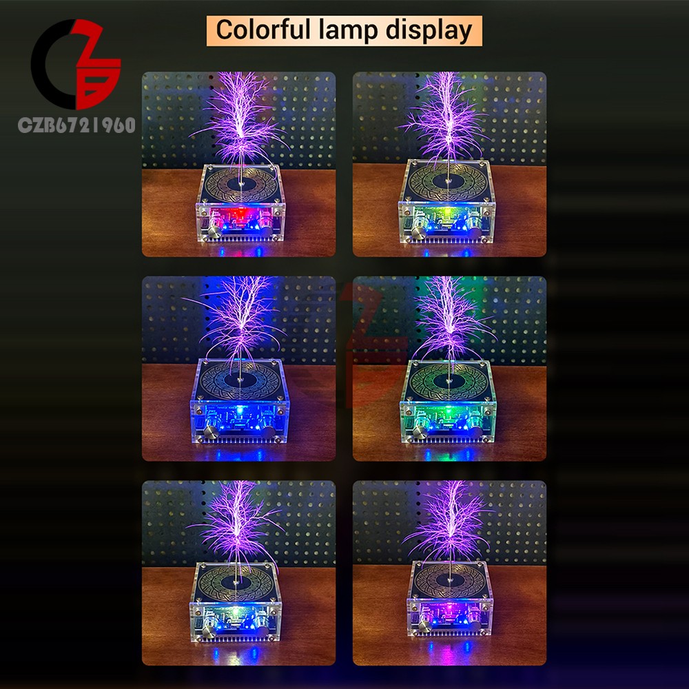 MTC Dual-Mode Music Tesla Coil Artificial Lightning Touchable Bluetooth Decoding