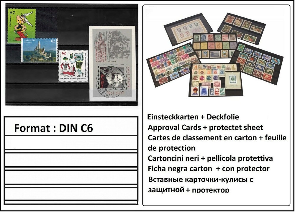 1000-HAWID-DIN-C6-Approval Cards-4-Strips-+-Protective Flap