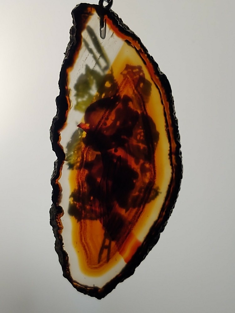 Hand Painted Geode Sliver (JY16)