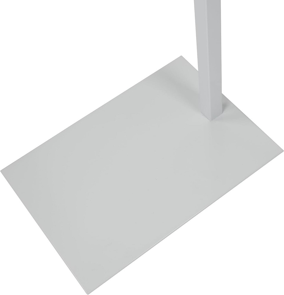 Costumer Clothing Display Stand White Single Valet 72" Garment Rack Adjustable