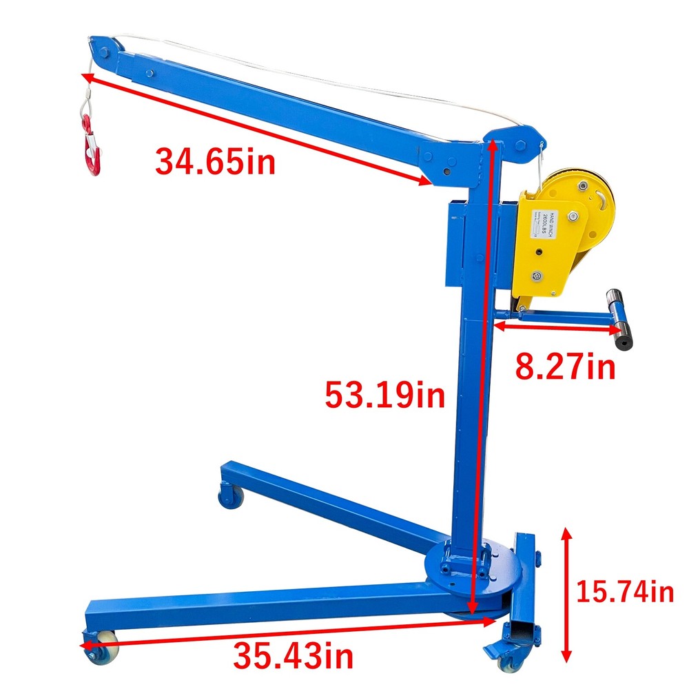 Manual Portable Foldable Mini Lifting Machine Loading/Unloading & Hauling Goods