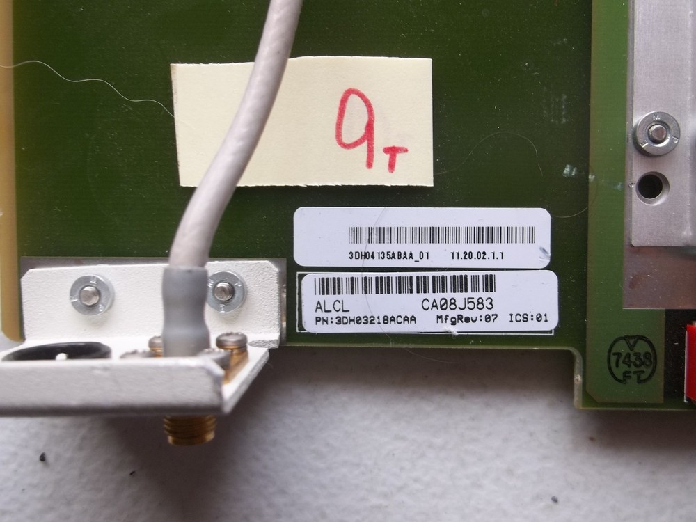 ALCATEL RELAY INTERFACE 3DH03218ACAA POWER RF AMP AMPLIFIER (257-3)