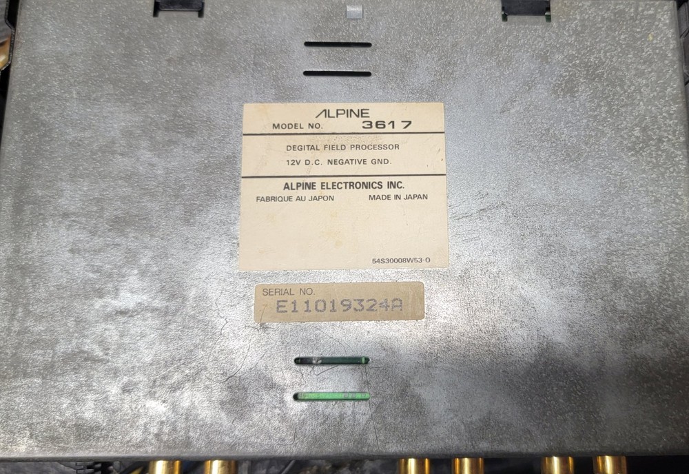 Alpine 3617 Digital Field Processor (Not working)