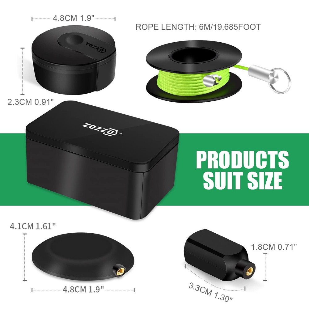 Zezzo Magnetic Wiremag Puller Wire Puller Tool Fish Tape Wire Pulling System