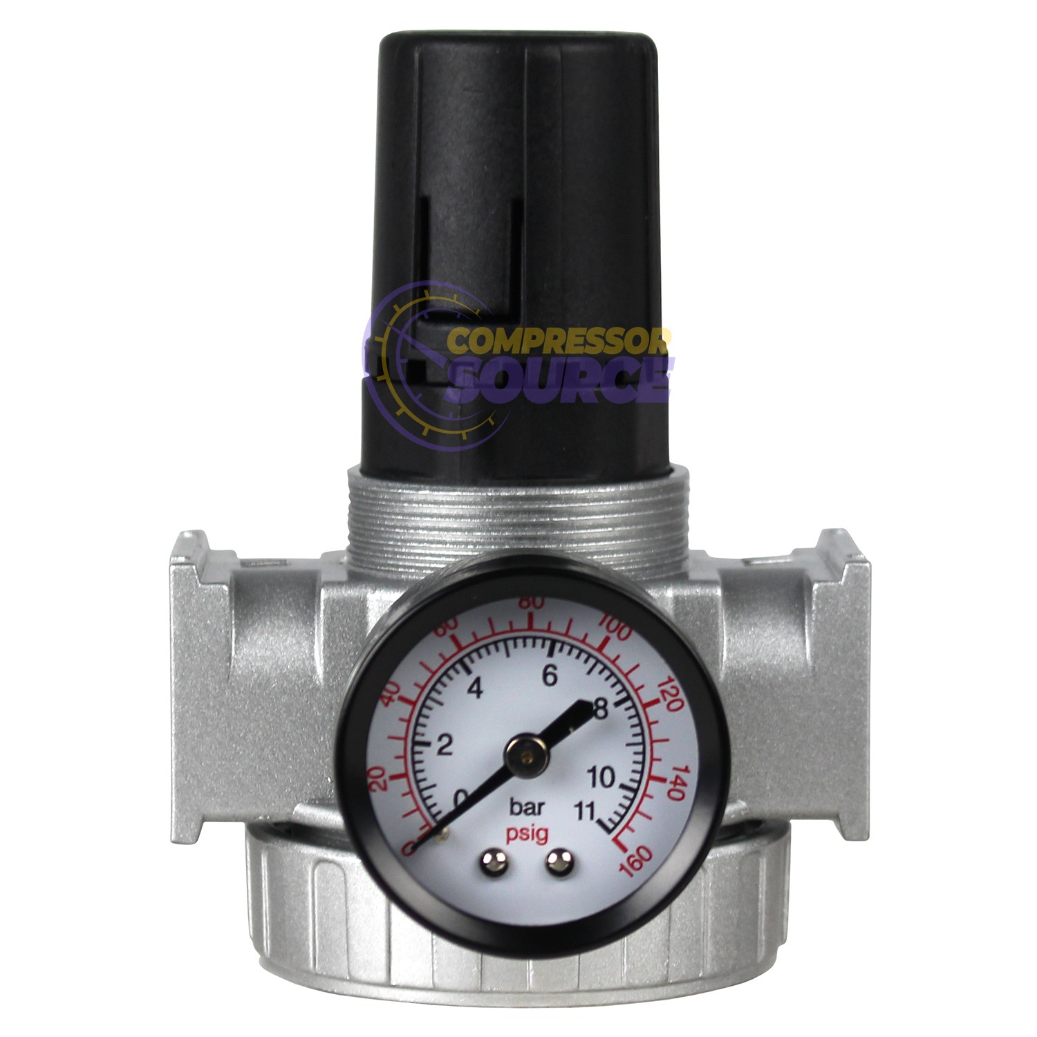 1/2" Compressor Inline Compressed Air Industrial Regulator with Gauge R804N