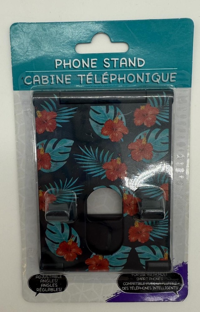 Tropical Adjustable Phone Stand - Stylish & Foldable