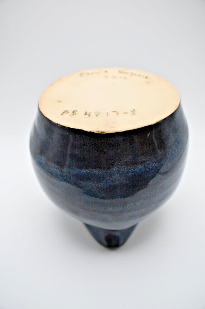 Glazed Pottery Pitcher - Signed and Dated by Carrie Dugovic