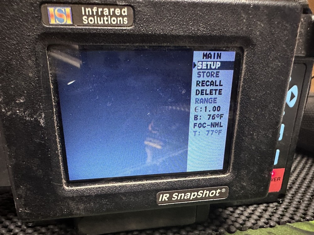 INFRARED SOLUTIONS MODEL 525 IR SNAPSHOT INFRARED CAMERA *READ*