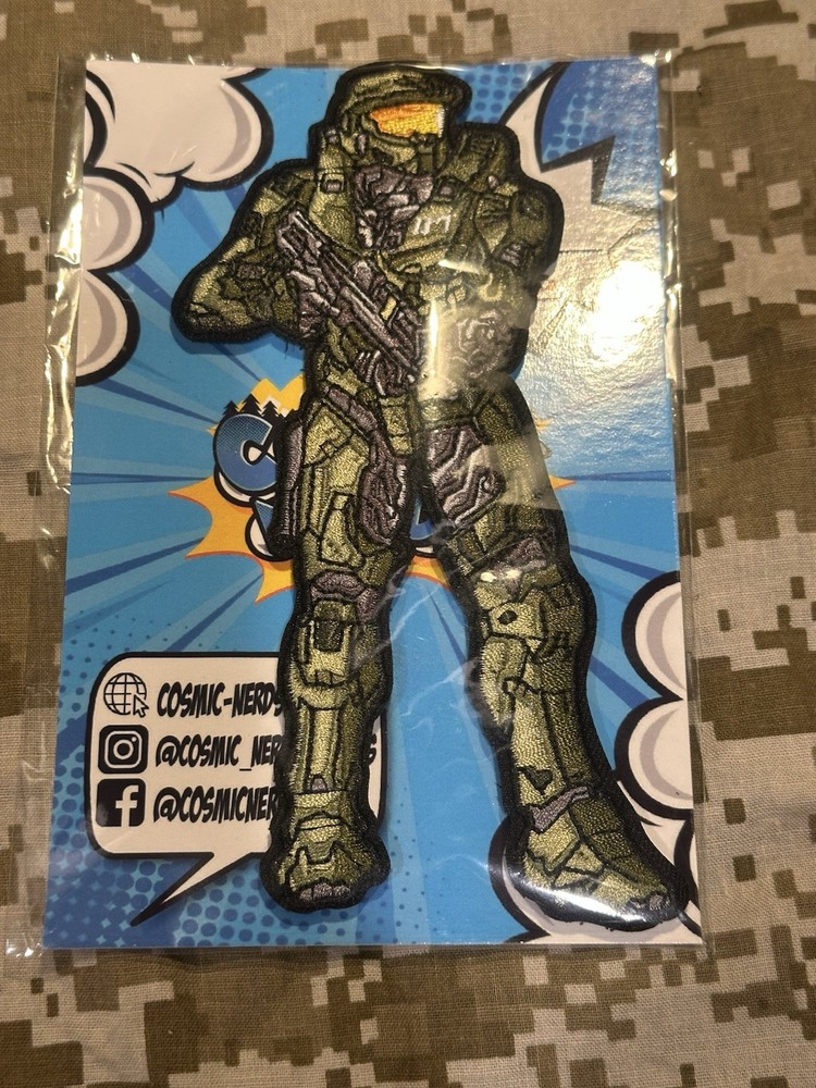 Cosmic Nerd HALO Master Chief Patch