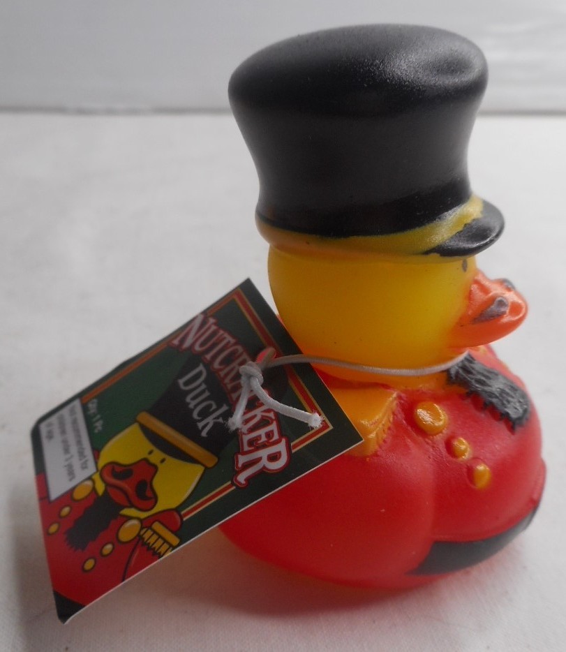Nutcracker Rubber Ducky Dash Ornament Jeep Drip 2x2x2.5" High - NEW