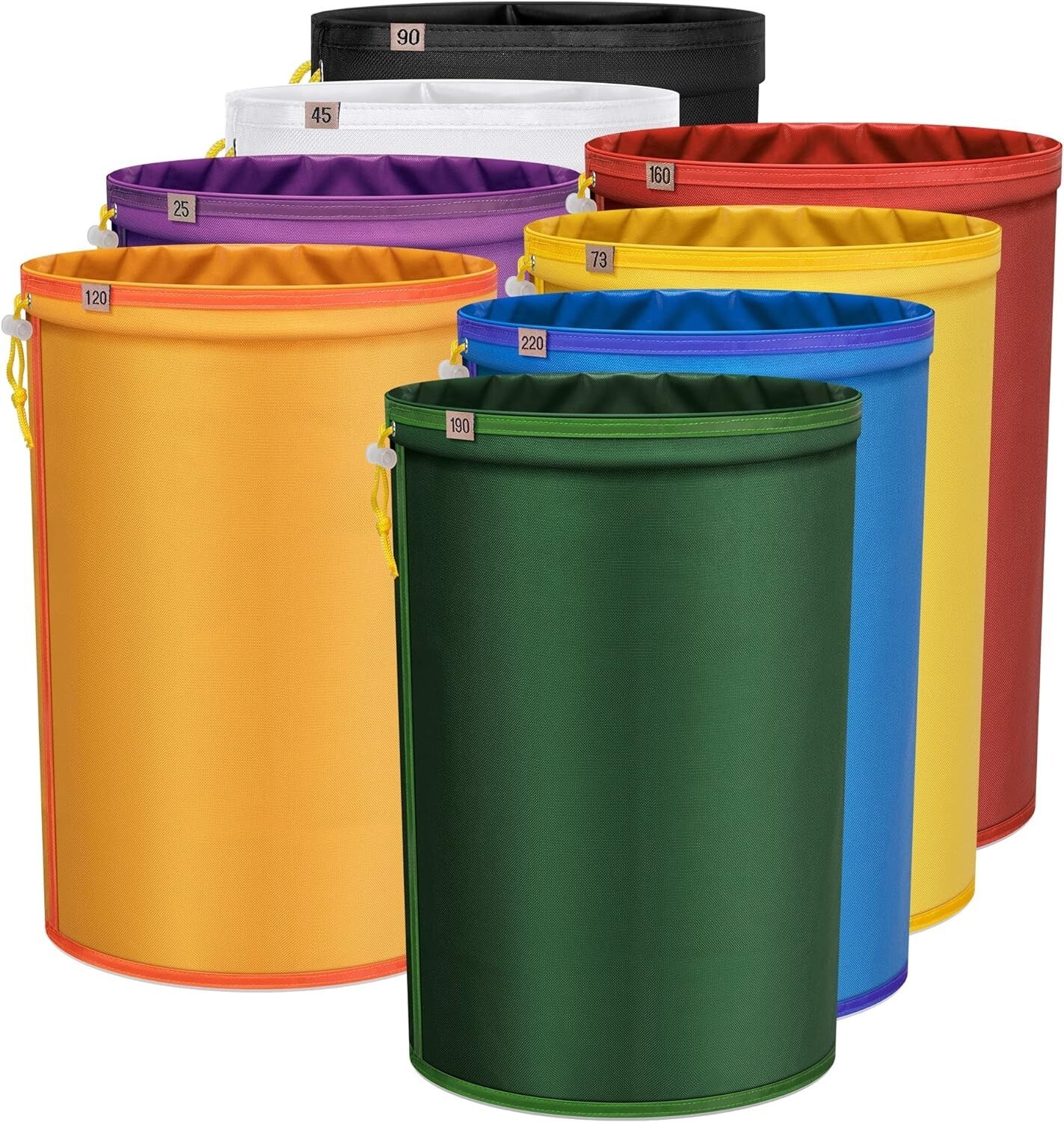 VIVOSUN 1Gal / 5Gal Bubble Bags Bubble Hash Bag kit for Herbal Extractor