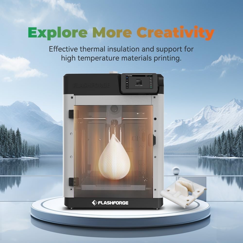 FLASHFORGE 3D Printer AD5M Enclosure, Create Your Style, Dustproof and Constant