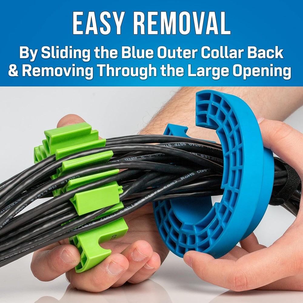 Wire/ Cable Comb Organizing Tool Network Data/ Cat6A/ Cat7 Cable Dresser Bundler