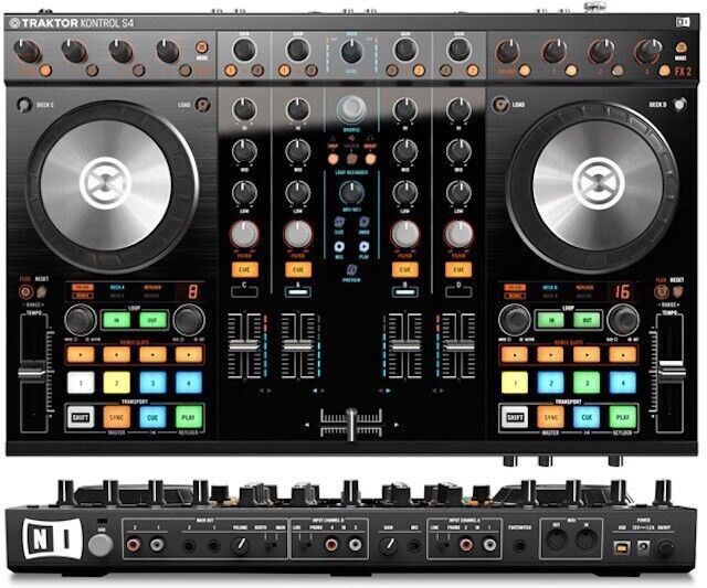 Native Instruments Traktor Kontrol S4 MK2  Pro DJ Controller 4-Deck PCDJ S4MK2