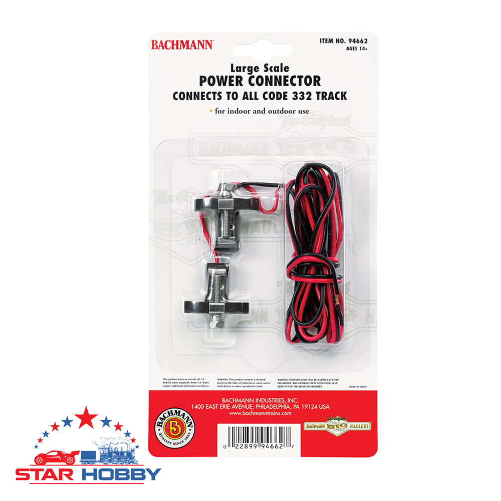 Bachmann 94662 POWER CONNECTOR (LARGE SCALE)