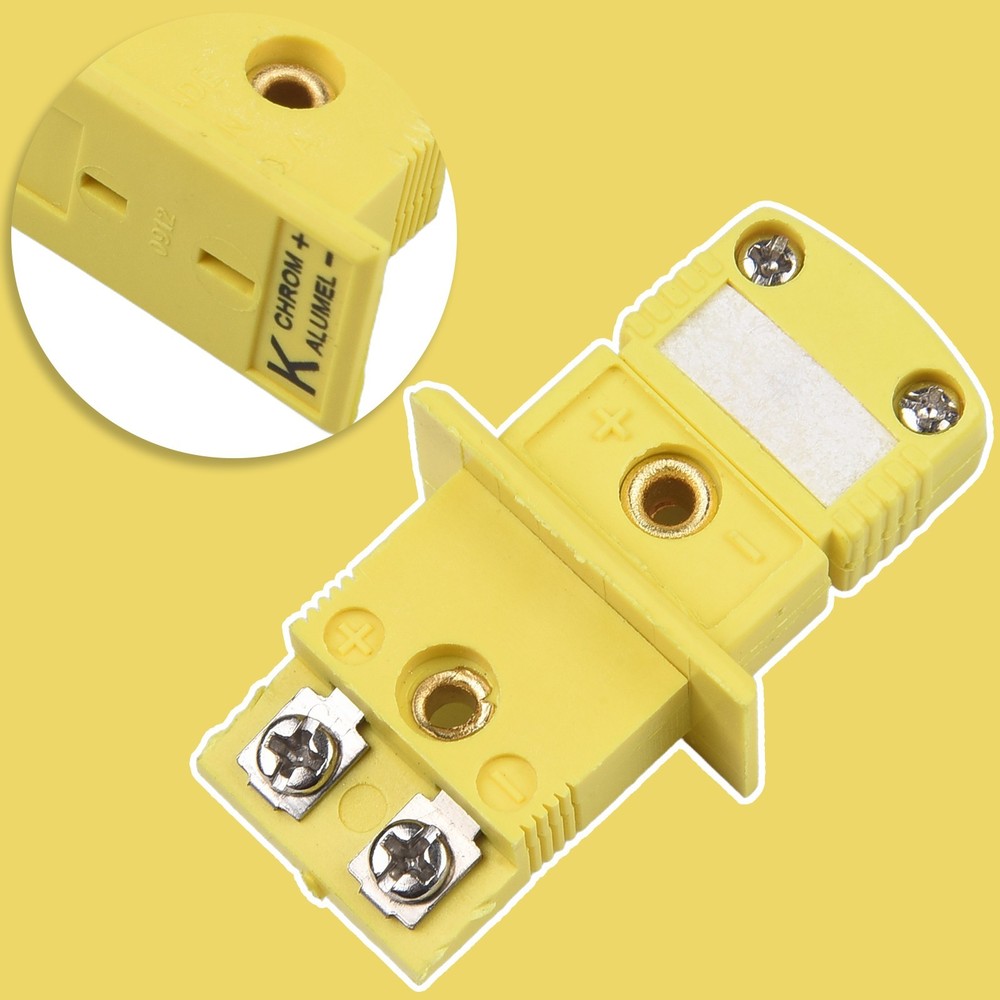 Alloy One-Set K Type,Thermocouple Miniature Socket & Panel Mount Plug-Connector
