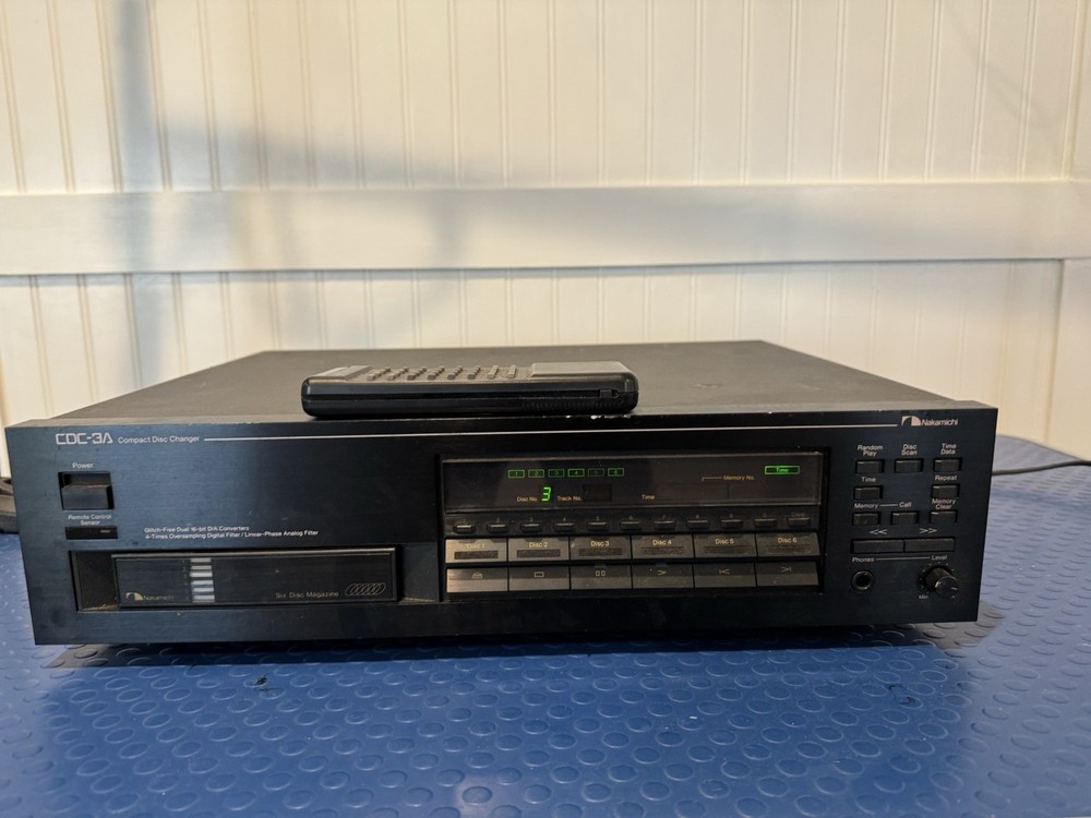 Nakamichi Vintage CDC-3A Compact Disc Player Changer