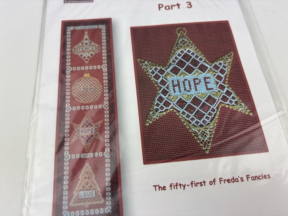 Freda’s Fancy Stitching Trimmings Part 3 Hope Needlepoint Pattern 6S