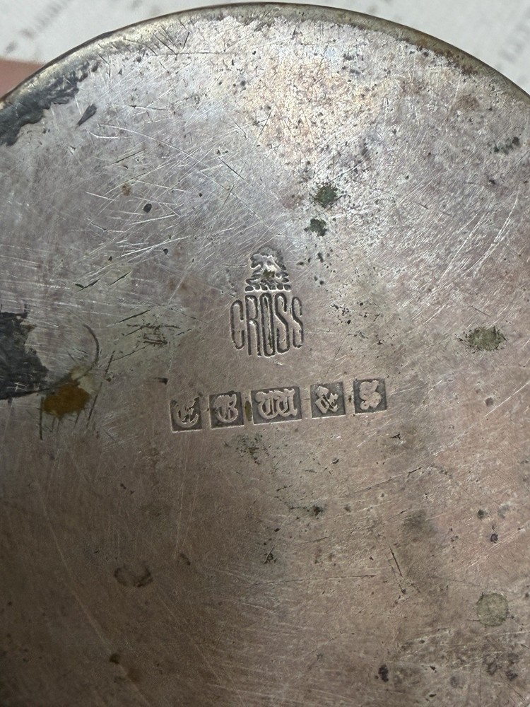 Cross Silverplate Ornate Pitcher Antique Design