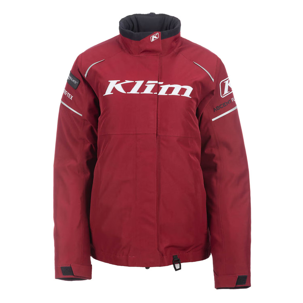 KLIM Women's Sample Flare Snowmobile Jacket Medium - Cabernet - High-rise