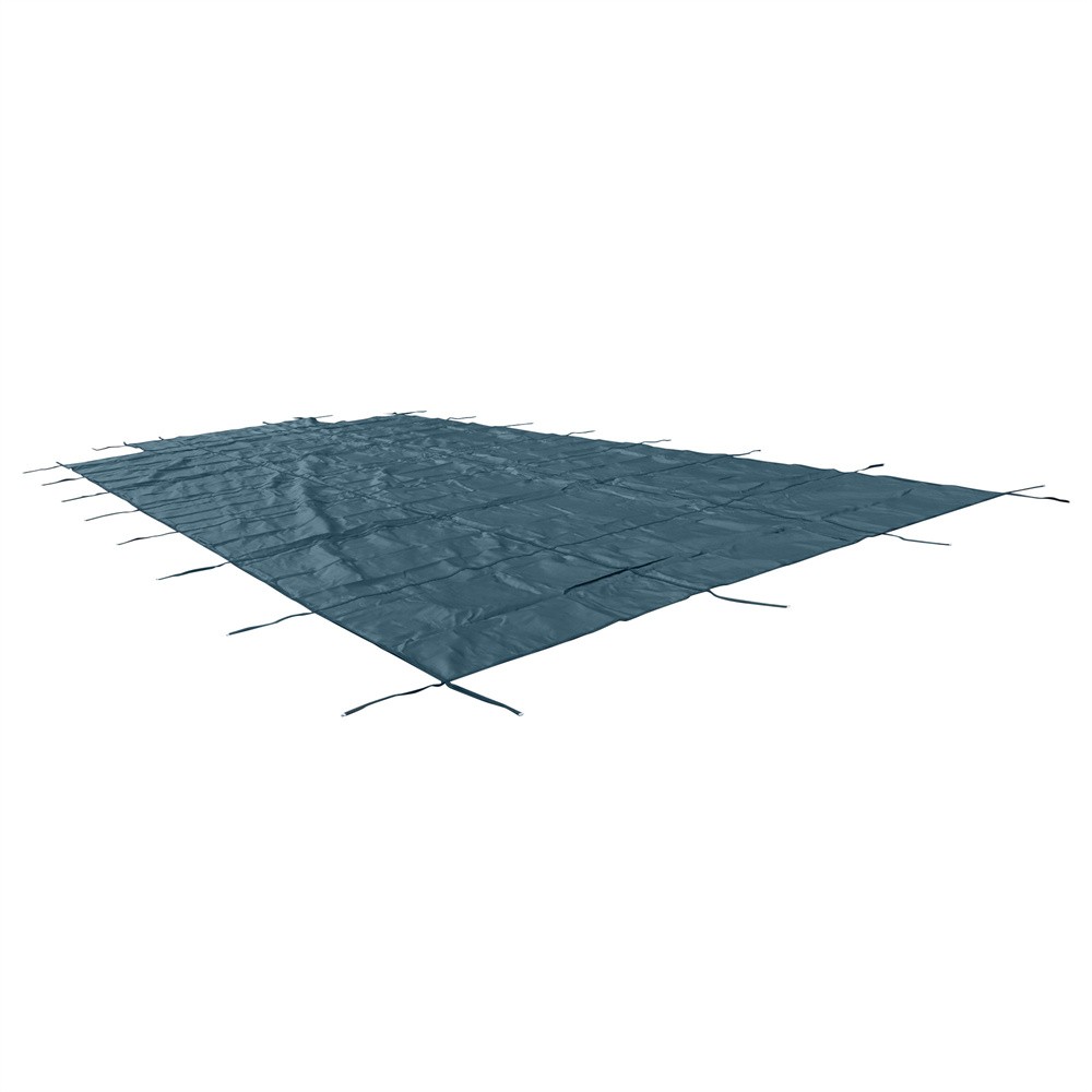 Inground Pool Safety Cover Fits 18X36Ft With 4X8Ft Center Step Rectangular Pools