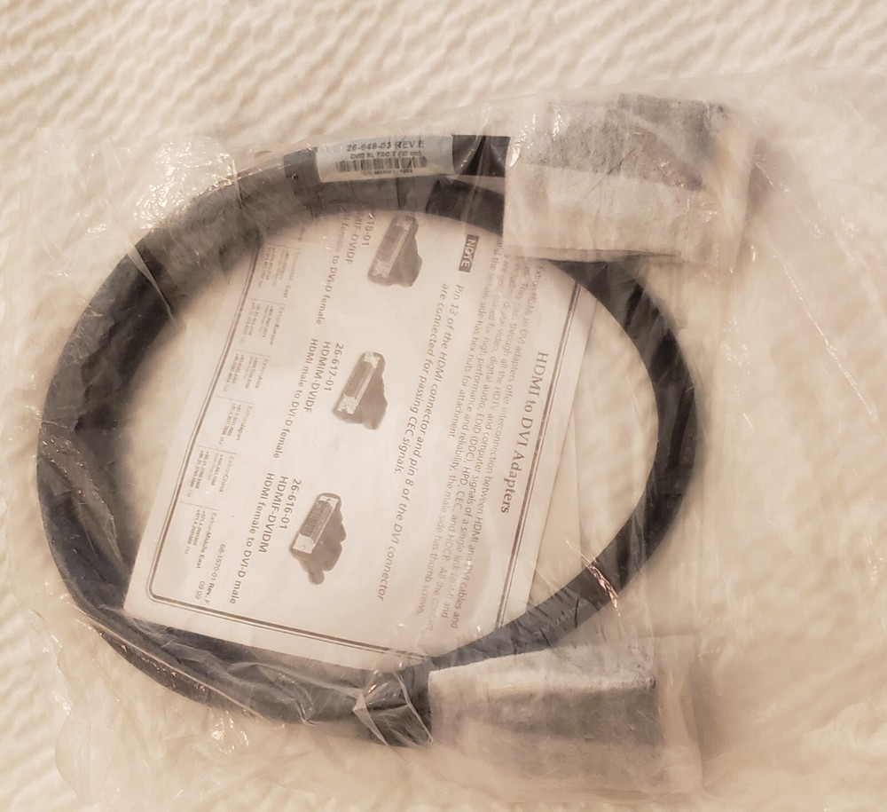 Extron DVID SL Pro 3' Single Link DVI-D Cables 26-649-03