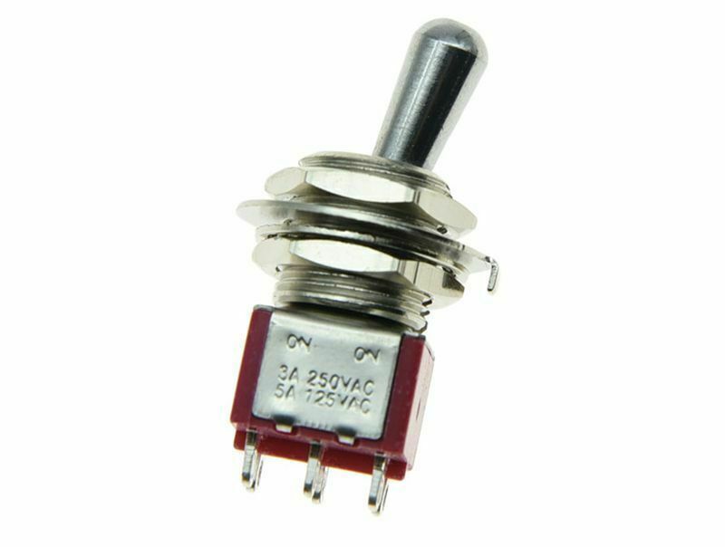 DPDT 2-Way ON ON Toggle Switch Sealed Fat Bat Toggle Amplifier Switch