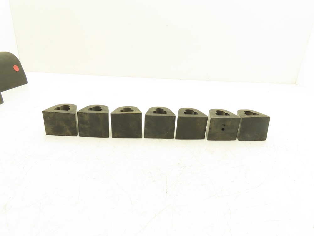 Rubber Loading Dock Bumper Hollow Solid Mixed Size Lot of 17 *READ*