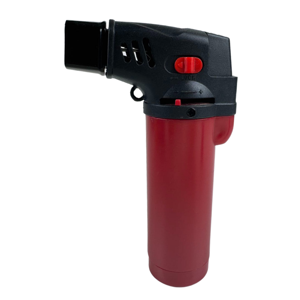 3 Pack Jumbo 4" Double Jet Flame Torch Gun Lighter Refillable Lockable Windproof