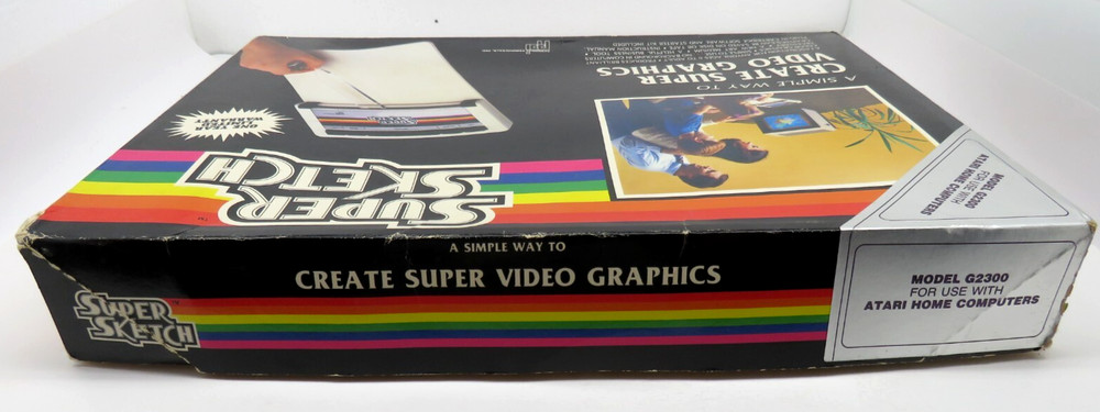 Super Sketch G2300 (1984) for Atari Home Computers Video Graphics #2