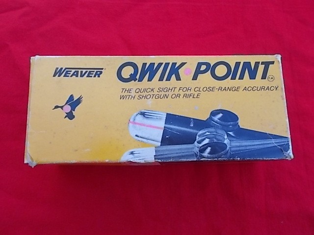 Weaver Quikpoint Model SL-1 Shotgun Red Dot Scope