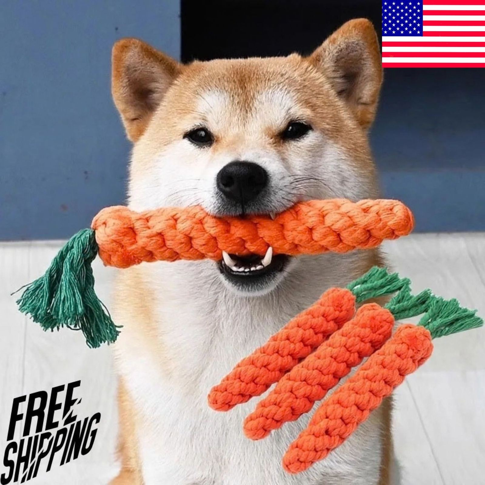 Pet Dog Chew Toys Braided Rope Indestructible Dog Teeth Dental Cleaner Gift
