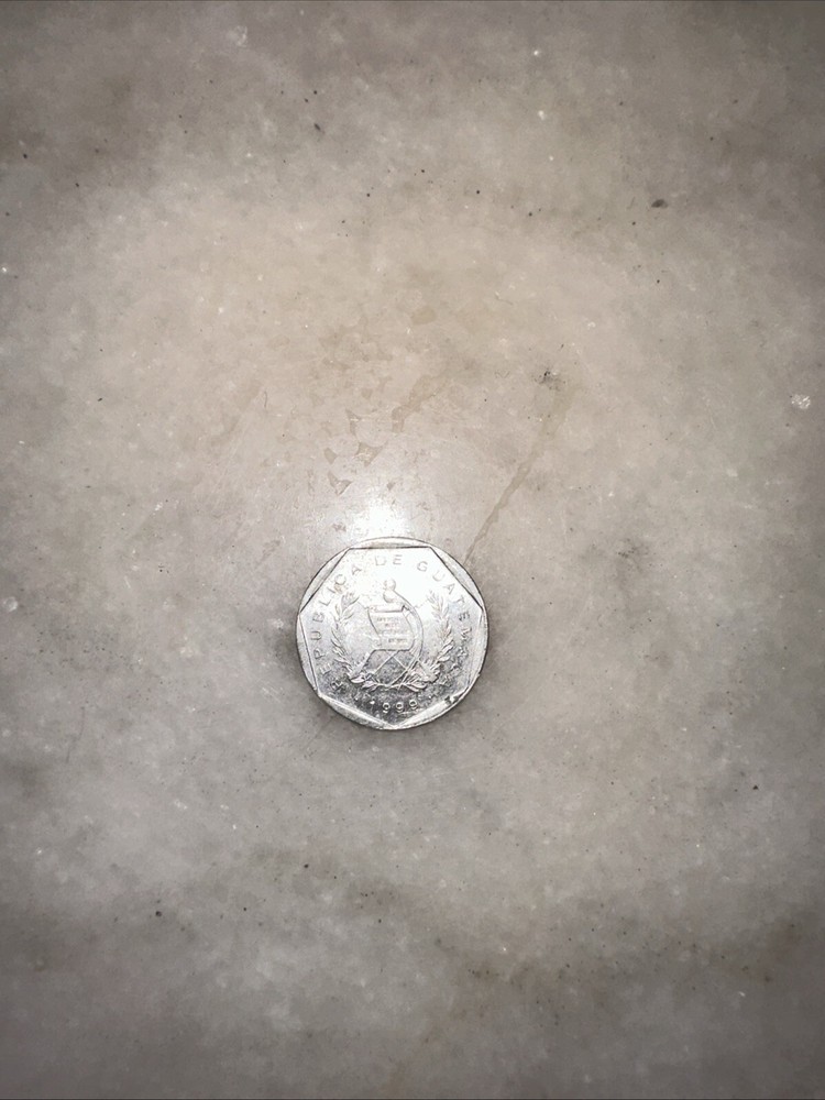 Moneda De Un Centavo De Aluminio De Guatemala